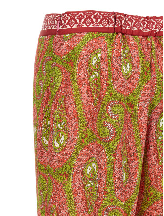 'Paisley foliage' pants #