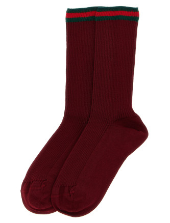 Носки GUCCI Nastro Web Socks (8019813GANZ6100) #