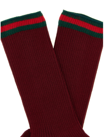 Носки GUCCI Nastro Web Socks (8019813GANZ6100) #