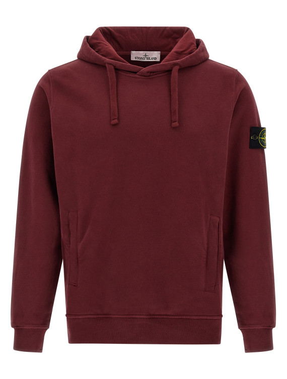 Толстовка STONE ISLAND Logo badge hoodie (K2S156100029S0A20V0012) #1