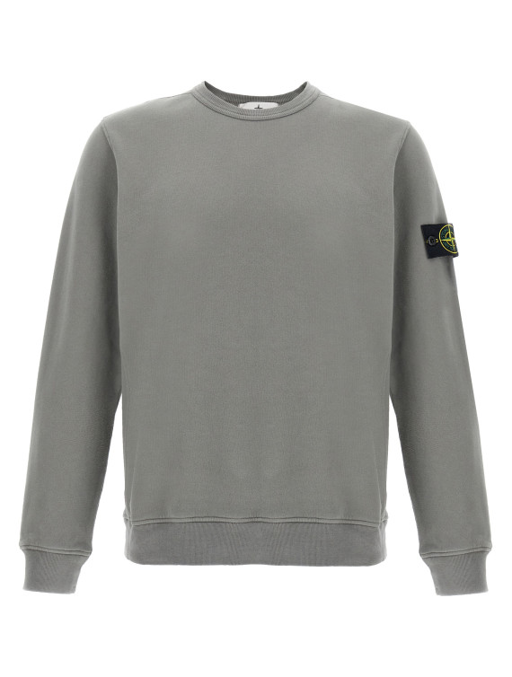 Толстовка STONE ISLAND Logo badge cotton sweatshirt (K2S156100028S0A20V006B) #1
