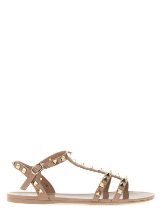 Плоские сандалии VALENTINO GARAVANI 'Rockstud'