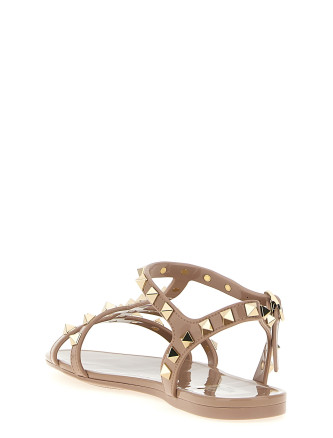 Плоские сандалии VALENTINO GARAVANI 'Rockstud' (W2S0H38PVSP45) #