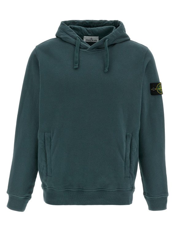 Толстовка STONE ISLAND Logo badge hoodie (K2S156100029S0A20V0057) #1