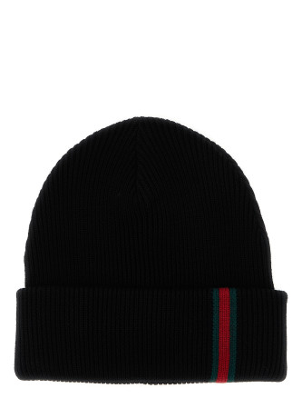 Шляпа GUCCI Web detail beanie