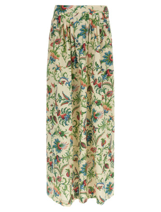 Floral pattern skirt