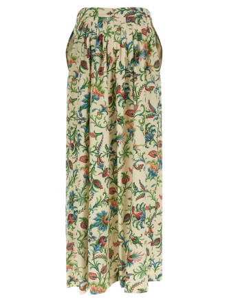 Floral pattern skirt #