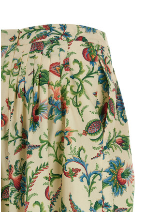 Floral pattern skirt #