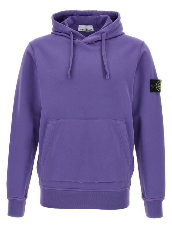Толстовка STONE ISLAND Logo badge hoodie (K2S156100062S0051V0047) #1