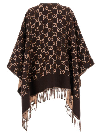 Накидка GUCCI GG wool cape (8410963G2002172) #