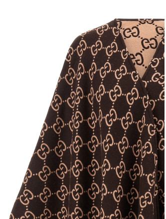 Накидка GUCCI GG wool cape (8410963G2002172) #