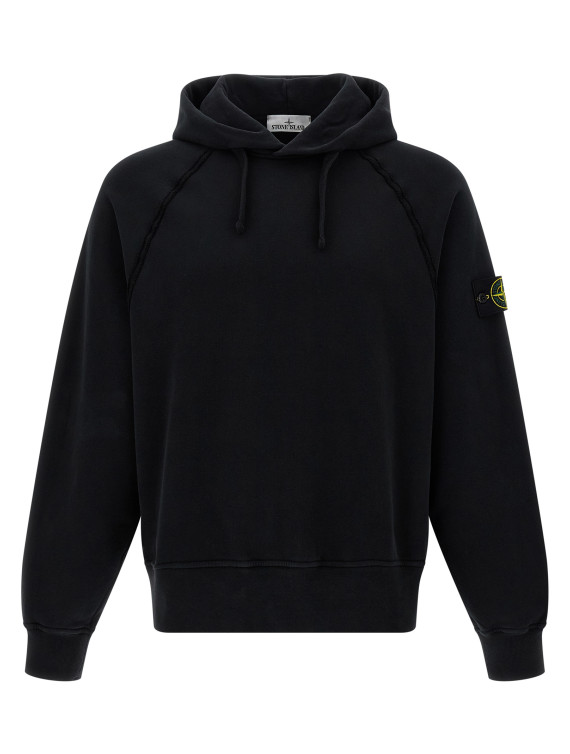 Толстовка STONE ISLAND Logo badge hoodie (K2S156100023S0A20V0029) #1