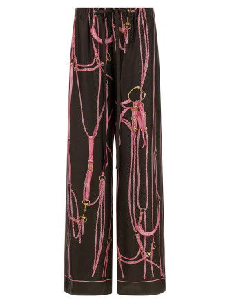 Брюки GUCCI Clamp print pants