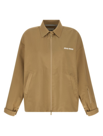 Tech canvas windbreaker