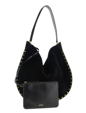 Сумка на плечо ISABEL MARANT 'Oskan Hobo Soft' (PP0200FAB2C03M01BK) #