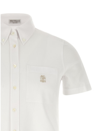 Logo embroidery shirt #