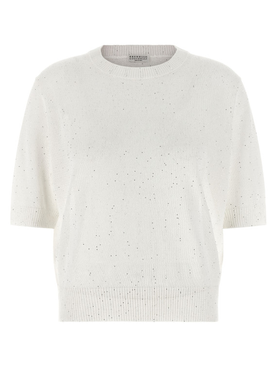 Свитер, кардиган BRUNELLO CUCINELLI Sequin sweater (MDT746400C159) #1