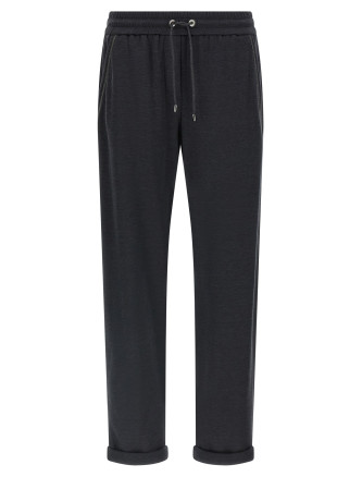 'Shiny Pocket Detail' joggers