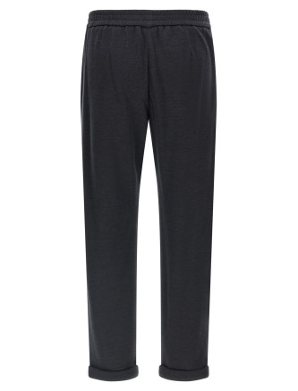 'Shiny Pocket Detail' joggers #