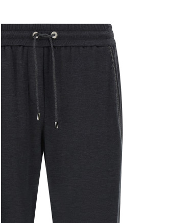 'Shiny Pocket Detail' joggers #