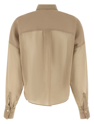 Рубашка, блузка BRUNELLO CUCINELLI Taffeta shirt (M0F91MX616C8690) #