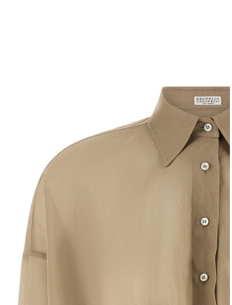 Рубашка, блузка BRUNELLO CUCINELLI Taffeta shirt (M0F91MX616C8690) #
