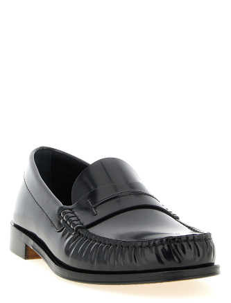 Shiny leather loafers #