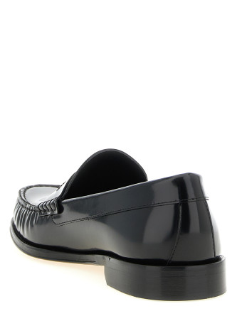 Shiny leather loafers #