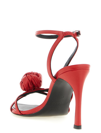 Sculptural knot sandals #