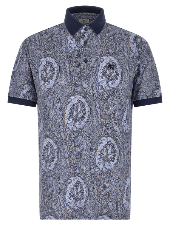'Arnica Paisley' polo shirt #1