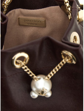 Ручная сумка JIMMY CHOO 'Bon Bon' (BONBONTYTDEEPMERLOTLIGHTGOLD) #