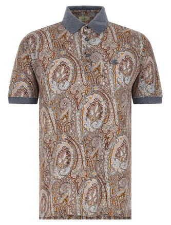 'Arnica Paisley' polo shirt