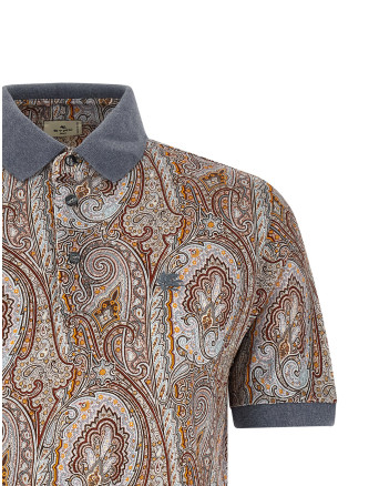 'Arnica Paisley' polo shirt #