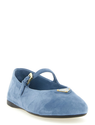 Suede ballet flats #