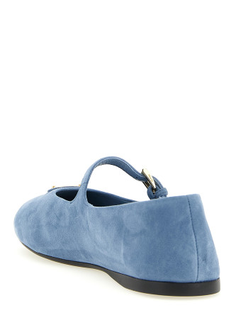 Suede ballet flats #