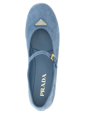 Suede ballet flats #
