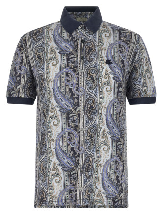 'Arnica Paisley' polo shirt