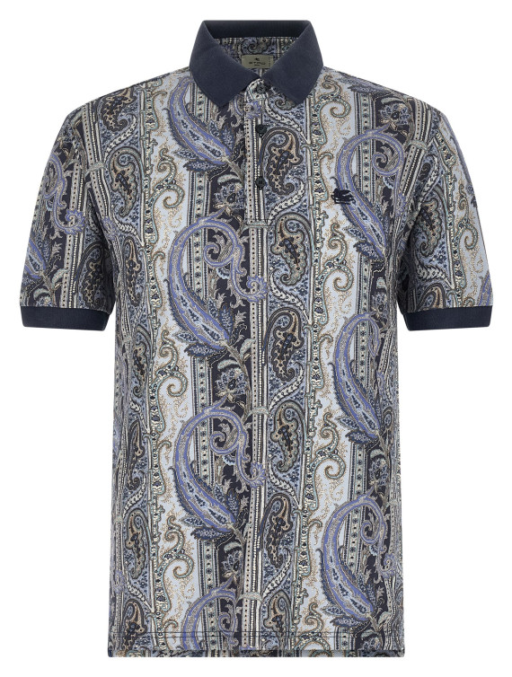 'Arnica Paisley' polo shirt #1