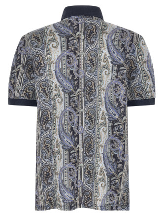 'Arnica Paisley' polo shirt #