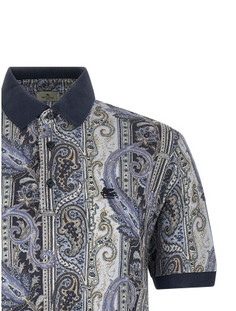 'Arnica Paisley' polo shirt #