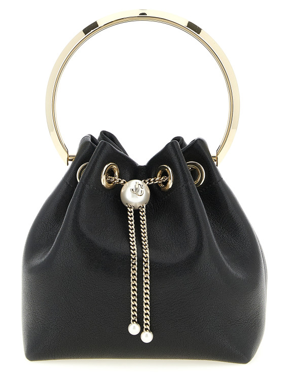 Ручная сумка JIMMY CHOO 'Bon Bon' (BONBONTYTBLACKLIGHTGOLD) #1