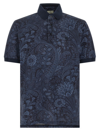 'Arnica Paisley' polo shirt