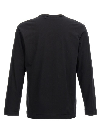 Футболка COMME DES GARÇONS PLAY Logo patch t-shirt (AXT1181) #