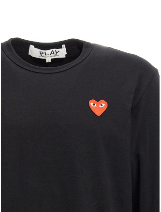 Футболка COMME DES GARÇONS PLAY Logo patch t-shirt (AXT1181) #