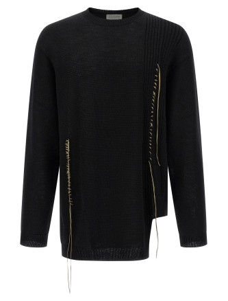 Свитер, кардиган YOHJI YAMAMOTO Embroidery sweater
