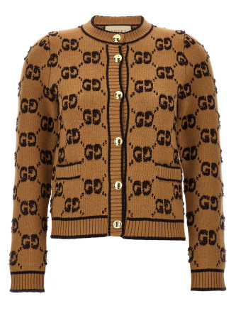 GG tweed bouclè cardigan