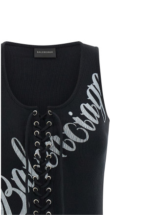 'Lace-Up' top #