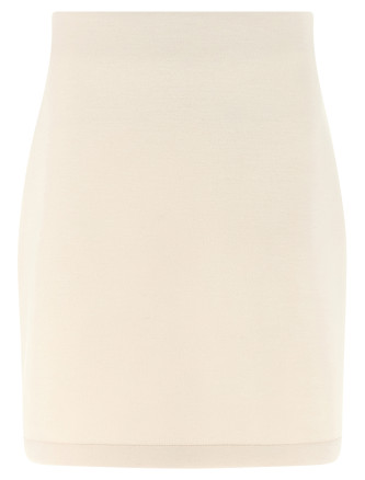 Cashmere scuba skirt
