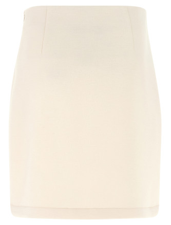 Cashmere scuba skirt #