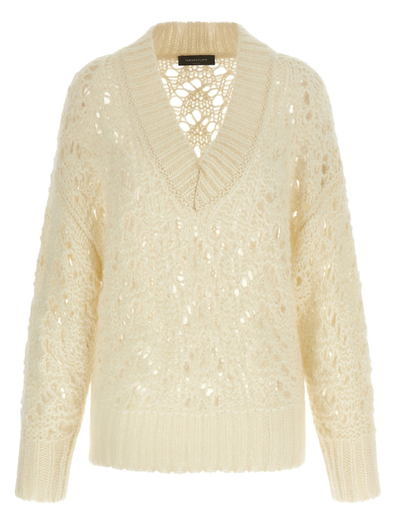 Platinum mohair sweater #1